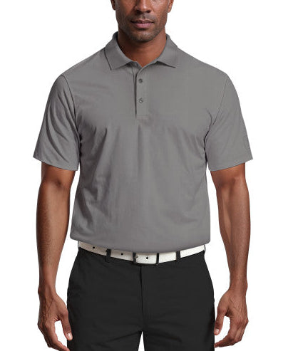 PGA Tour Mens Airflux Solid Mesh Short Sleeve Golf Polo Shirt