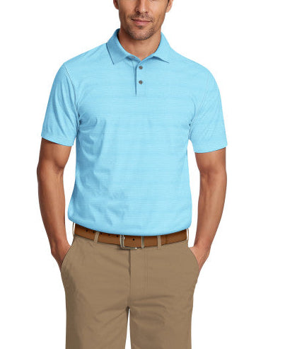 PGA Tour Mens Jaspe Airflux Short Sleeve Golf Polo Shirt