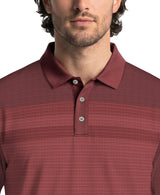 PGA Tour Mens Novelty Block Print Golf Short Sleeve Polo Shirt