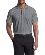 PGA Tour Mens Classic Floral Confetti Print Golf Short Sleeve Polo Shirt