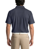 PGA Tour Mens Novelty Argyle Golf Short Sleeve Polo Shirt