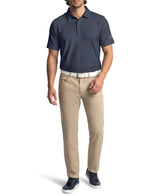 PGA Tour Mens Novelty Argyle Golf Short Sleeve Polo Shirt