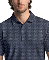 PGA Tour Mens Novelty Argyle Golf Short Sleeve Polo Shirt