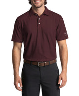 PGA Tour Mens Essential Geo Print Golf Short Sleeve Polo Shirt