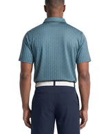 PGA Tour Mens Flag Golf Short Sleeve Polo Shirt