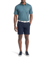 PGA Tour Mens Flag Golf Short Sleeve Polo Shirt