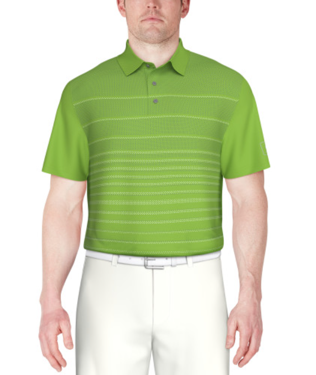 PGA Tour Mens Stripe Front Panel Performance Golf Short PGA Tour Mens Stripe Front Panel Performance Golf Short