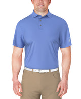 PGA Tour Mens Geo Printed Golf Polo Short Sleeve Shirt
