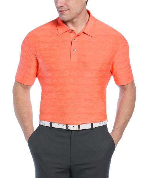 PGA Tour Mens Airflux Jaspe Golf Polo Short Sleeve Shirt