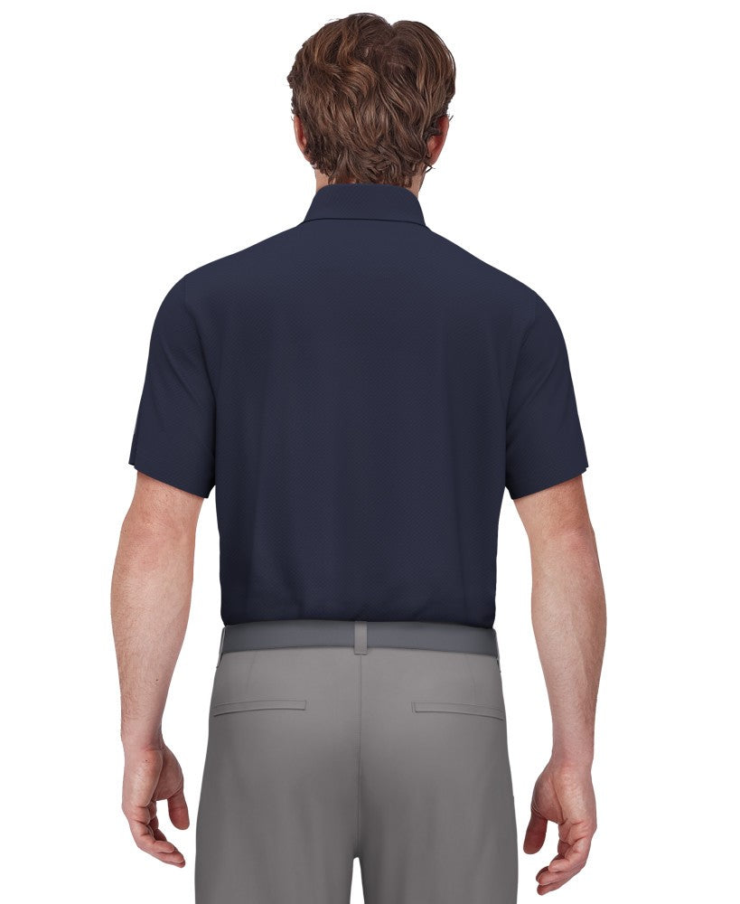 PGA Tour Mens Pro Series Argyle Print Short Sleeve Polo