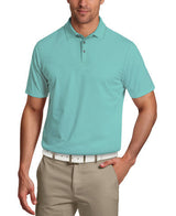 PGA Tour Mens Geo Print Short Sleeve Polo Shirt