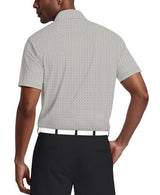 PGA Tour Mens Flag Geo Short Sleeve Golf Polo Shirt