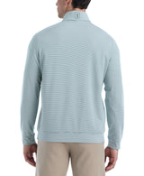 PGA Tour Mens Banded Feeder Stripe Golf 1/4 Zip Long Sleeve Shirt