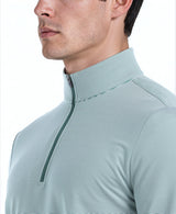 PGA Tour Mens Banded Feeder Stripe Golf 1/4 Zip Long Sleeve Shirt