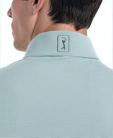 PGA Tour Mens Banded Feeder Stripe Golf 1/4 Zip Long Sleeve Shirt