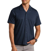 Rhone Mens Palms Camp Collar Short Sleeve Shirt