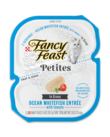 Purina Fancy Feast Petites Ocean Whitefish Entrée With Tomato In Gravy Wet Cat Food - 2.8 oz.