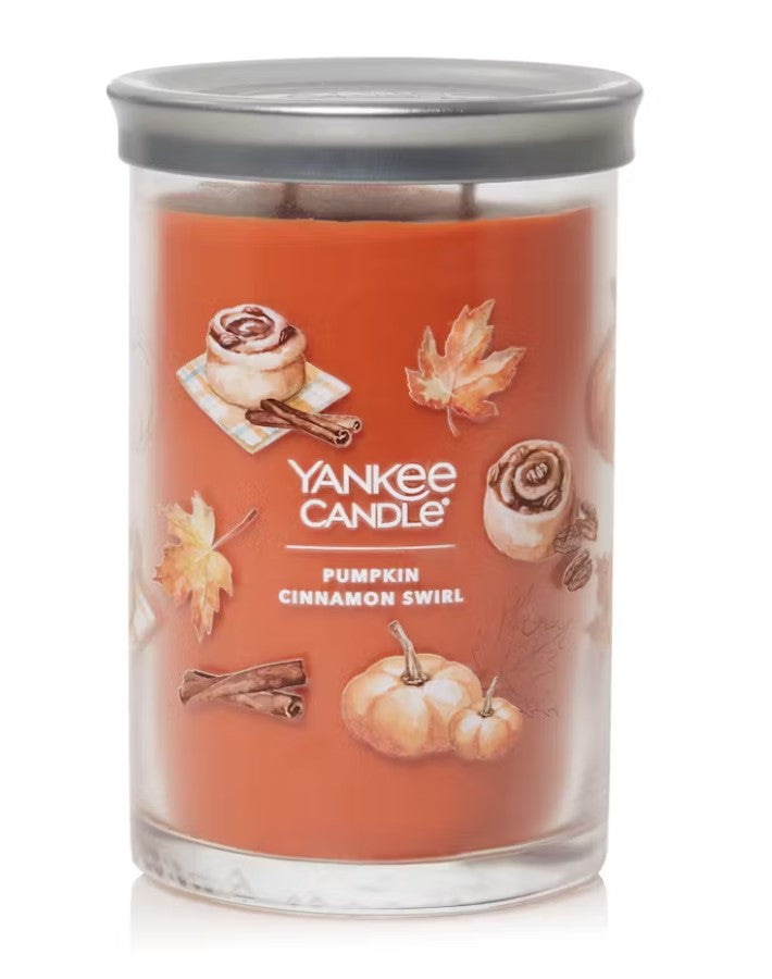 Yankee Candle Signature Large Tumbler Candle - Pumpkin Cinnamon