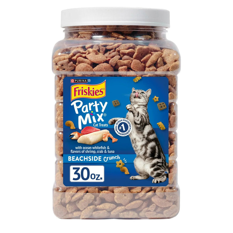 Purina Friskies Party Mix Beachside Crunch Cat Treats - 30 oz.