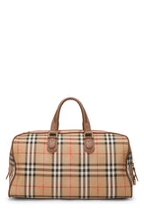 Burberry Haymarket Check Boston Medium Handbag