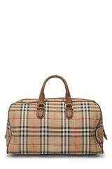 Burberry Haymarket Check Boston Handbag