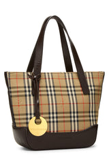 Burberry Haymarket Check Mini Tote Handbag