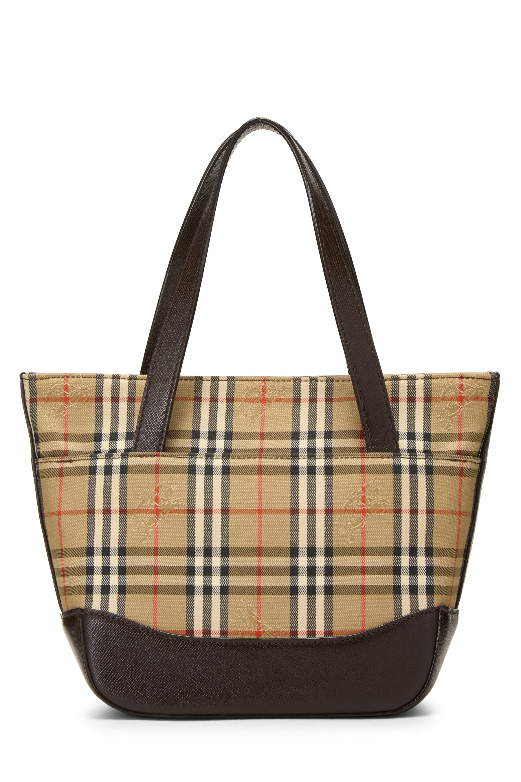 Burberry Haymarket Check Mini Tote Handbag