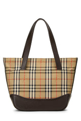 Burberry Haymarket Check Mini Tote Handbag