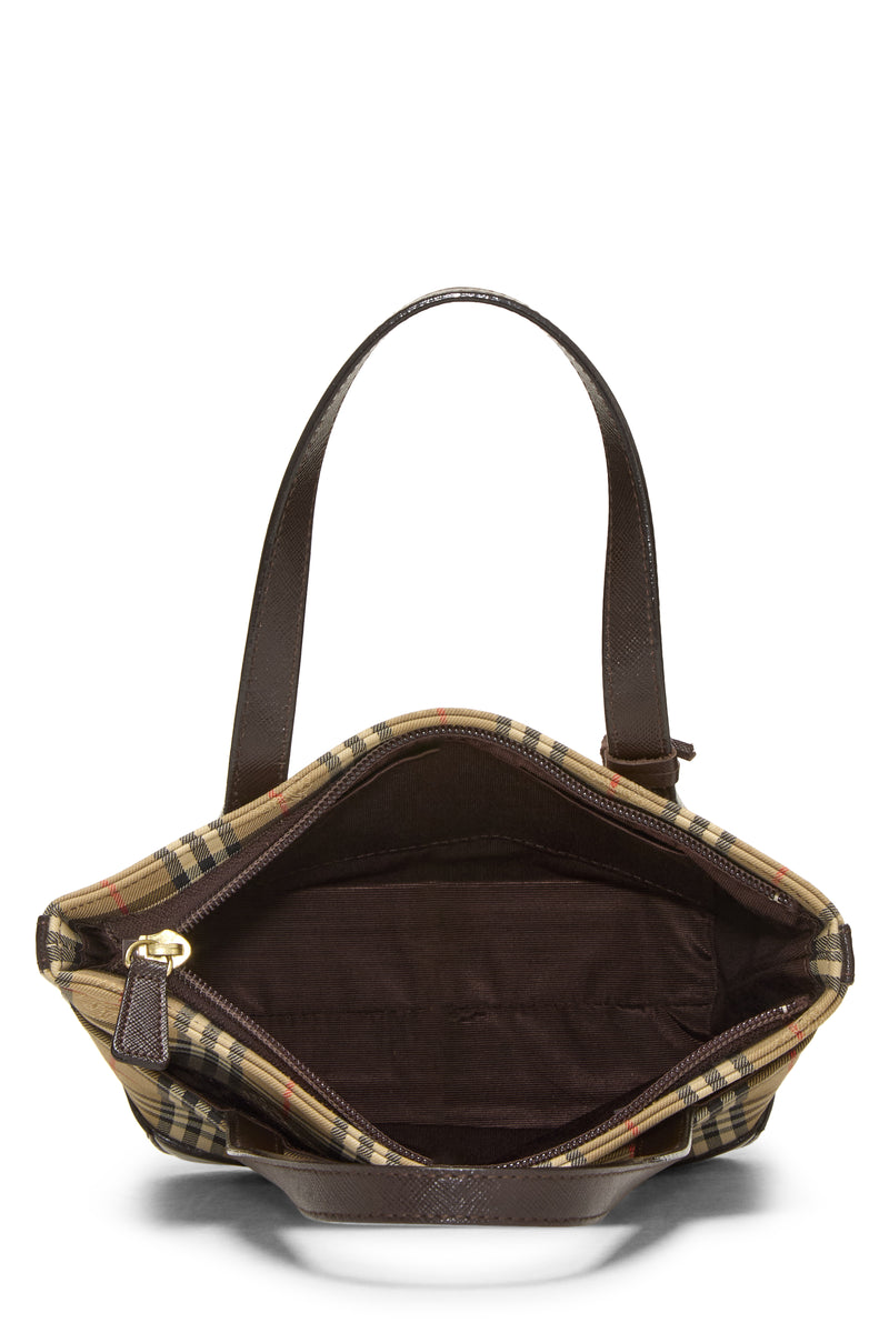 Burberry Haymarket Check Mini Tote Handbag