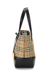 Burberry JP Small Haymarket Check Tote Handbag