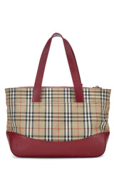 Burberry Haymarket Check Shoulder Handbag