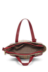 Burberry Haymarket Check Shoulder Handbag