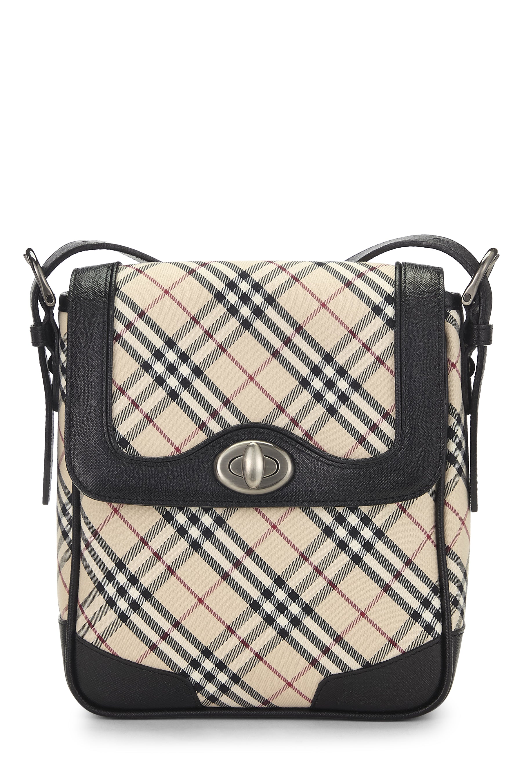Burberry Check Jacquard Small Crossbody Handbag