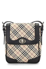 Burberry Check Jacquard Small Crossbody Handbag