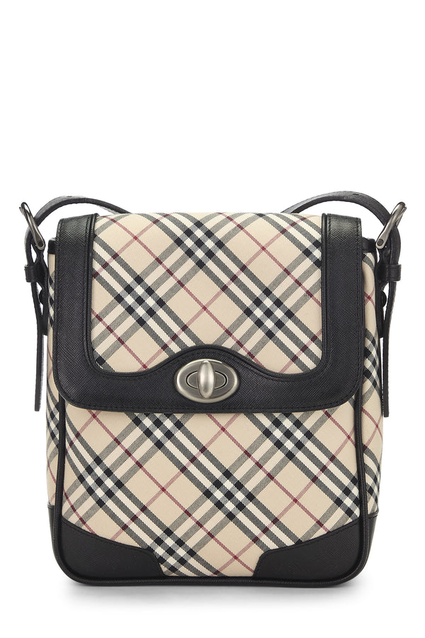 Burberry Check Jacquard Small Crossbody Handbag