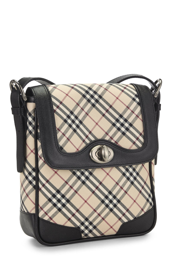Burberry Check Jacquard Small Crossbody Handbag