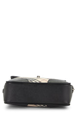 Burberry Check Jacquard Small Crossbody Handbag