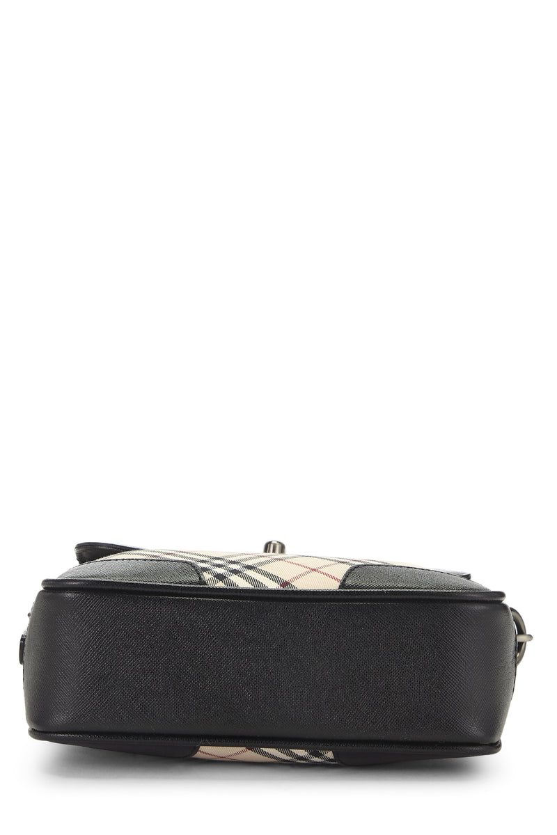 Burberry Check Jacquard Small Crossbody Handbag