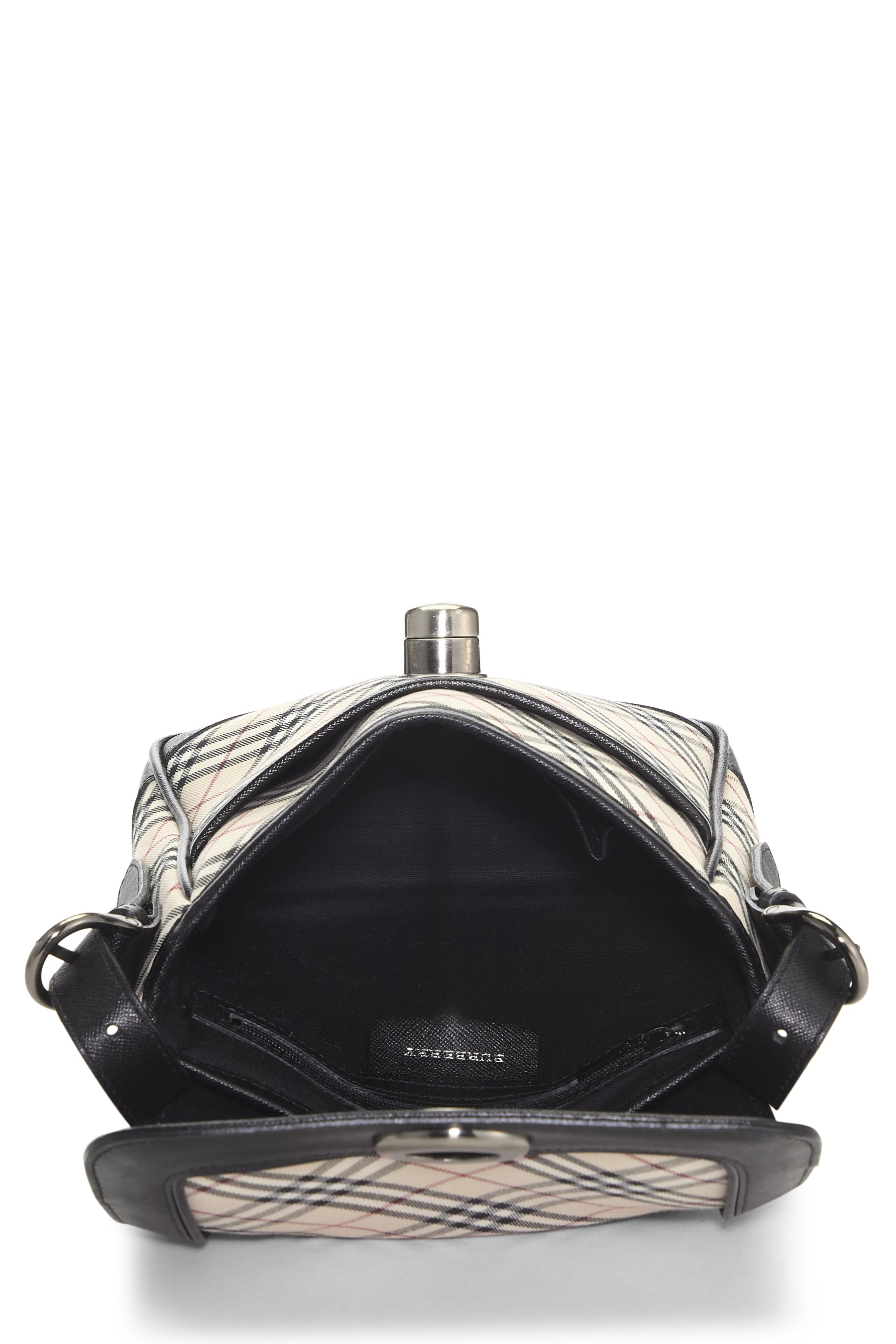 Burberry Check Jacquard Small Crossbody Handbag