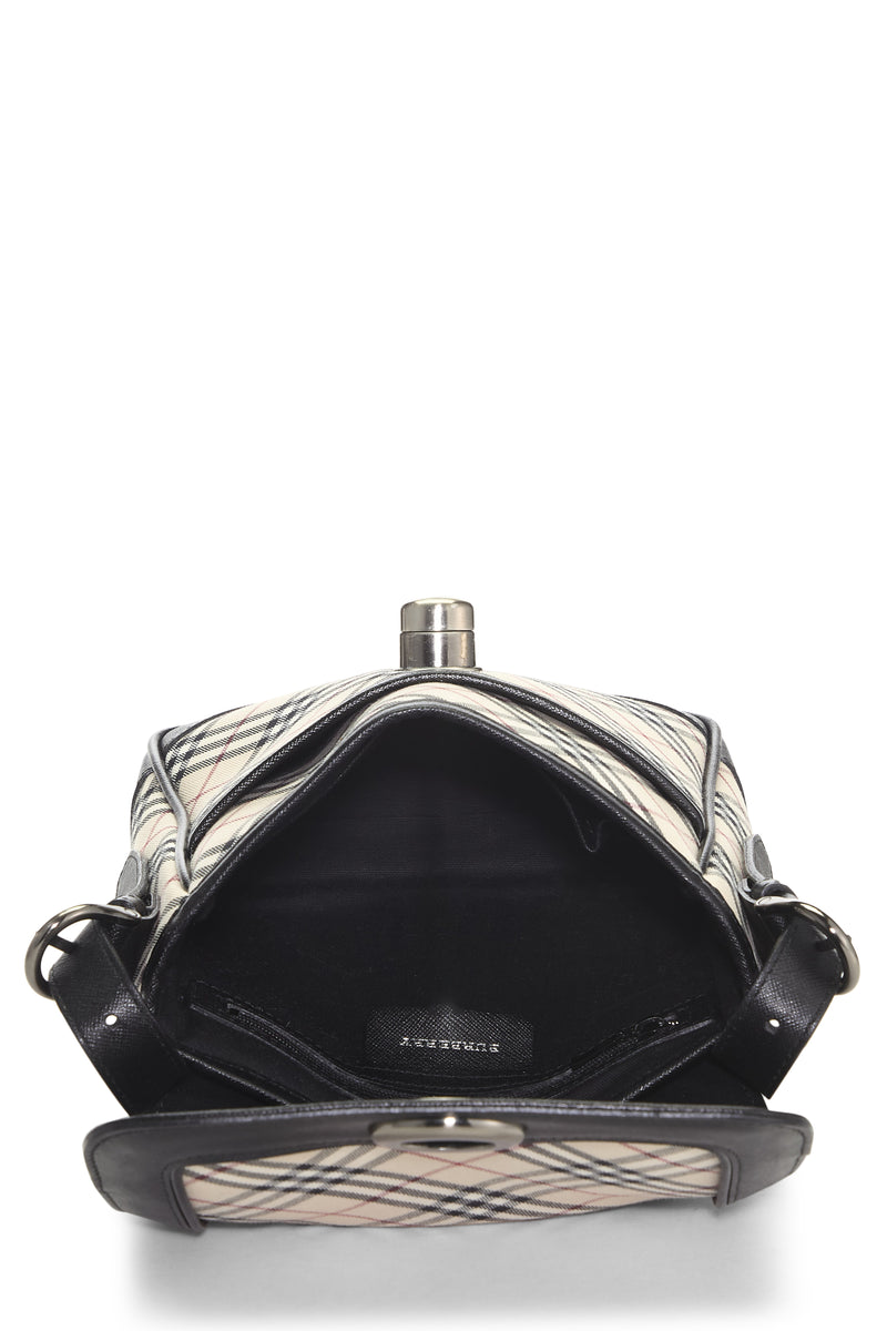 Burberry Check Jacquard Small Crossbody Handbag