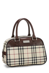Burberry Mini Check Bowling Handbag