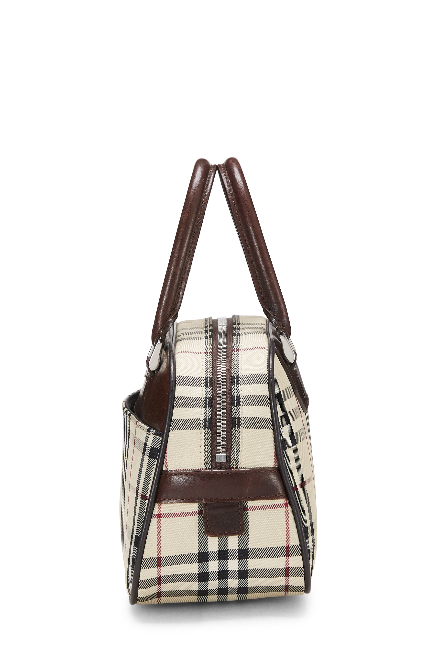 Burberry Mini Check Bowling Handbag
