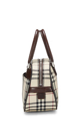 Burberry Mini Check Bowling Handbag