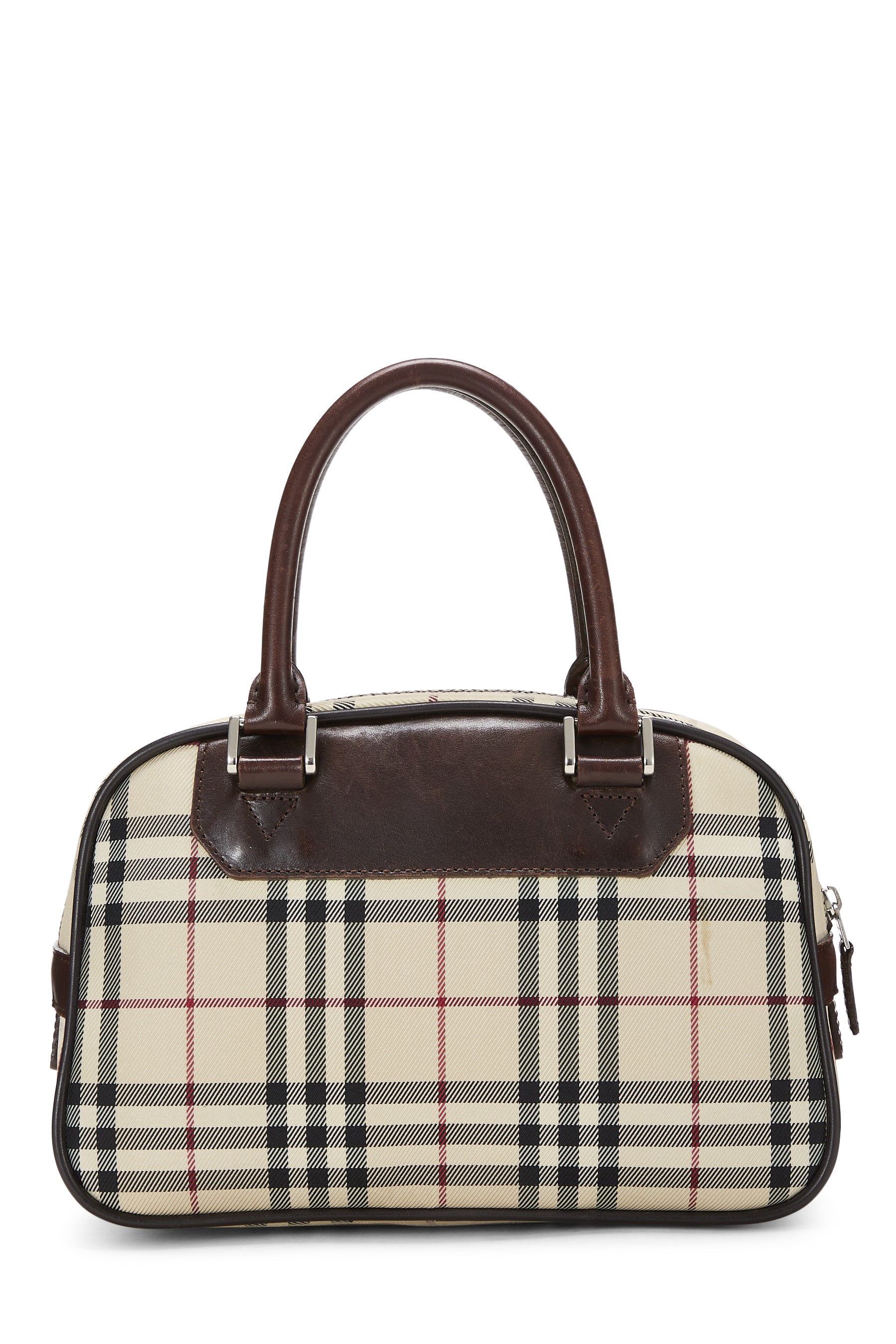 Burberry Mini Check Bowling Handbag