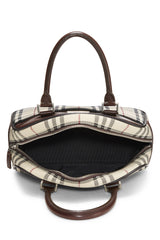 Burberry Mini Check Bowling Handbag