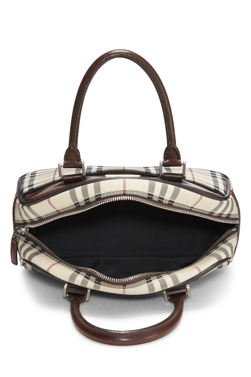 Burberry Mini Check Bowling Handbag