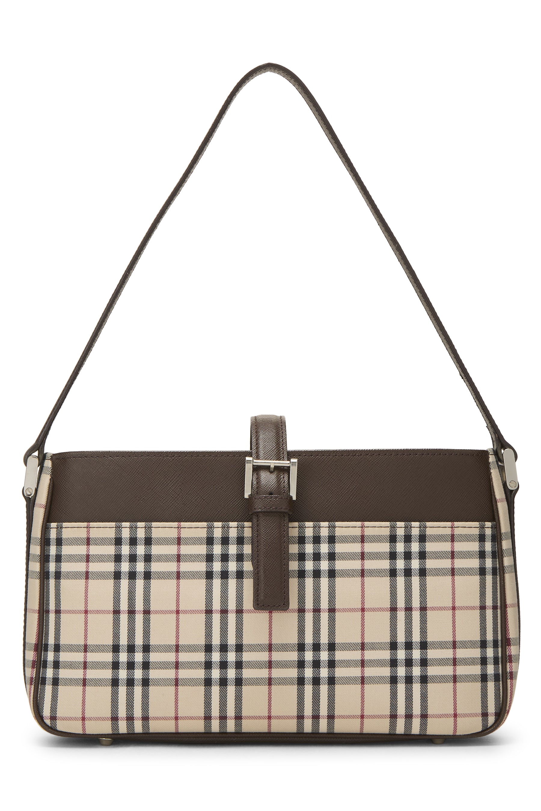 Burberry Jacquard Buckle Shoulder Handbag