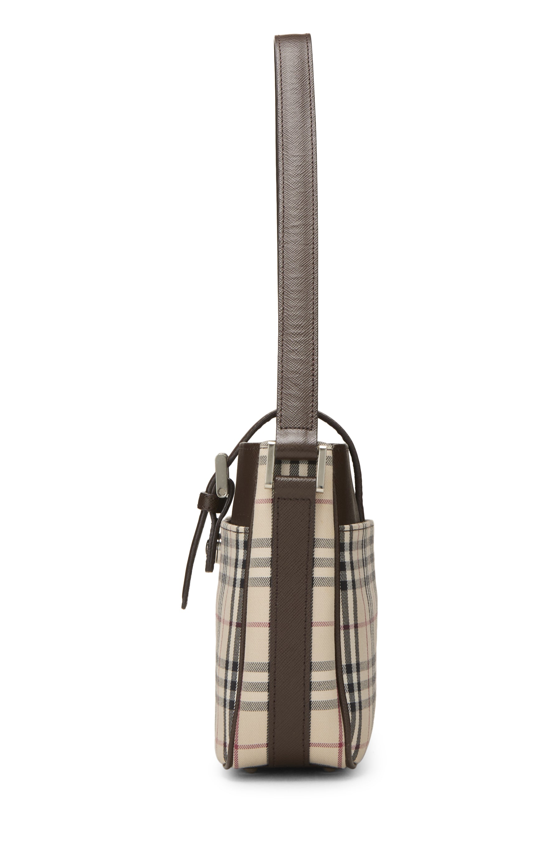 Burberry Jacquard Buckle Shoulder Handbag
