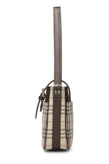 Burberry Jacquard Buckle Shoulder Handbag
