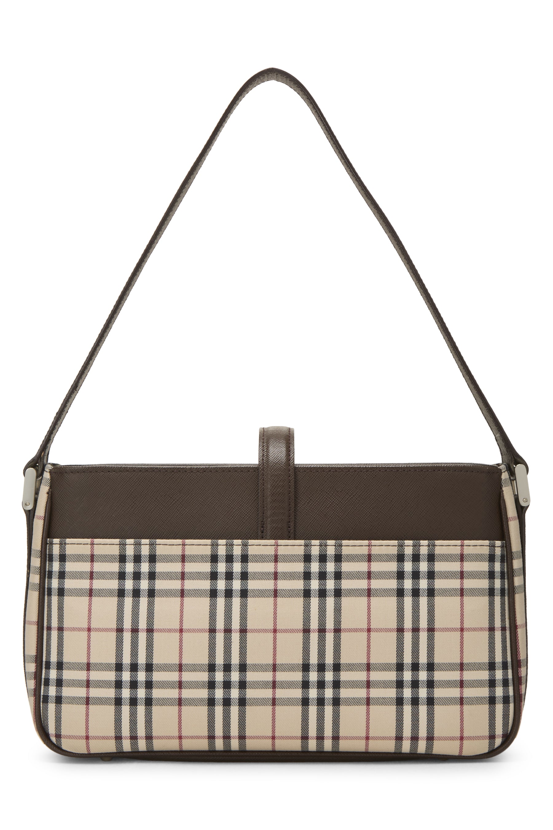 Burberry Jacquard Buckle Shoulder Handbag